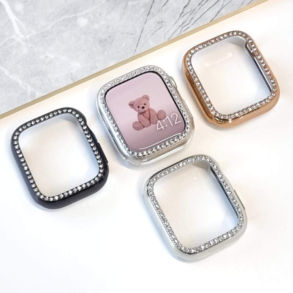 애플워치 풀커버 케이스 11 10 9 7 8 SE2 3 강화유리 액정보호