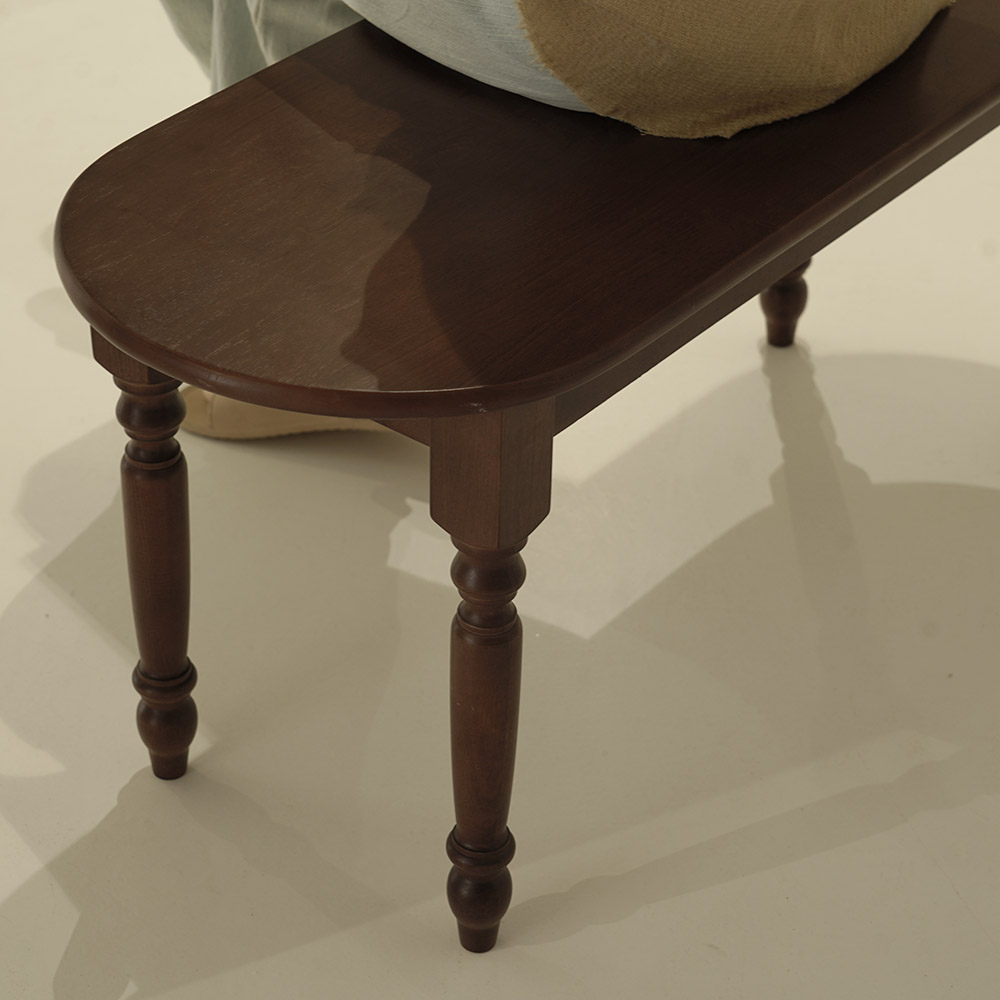 자야캠핑 코콜라 월넛 천연 원목 의자 벤치