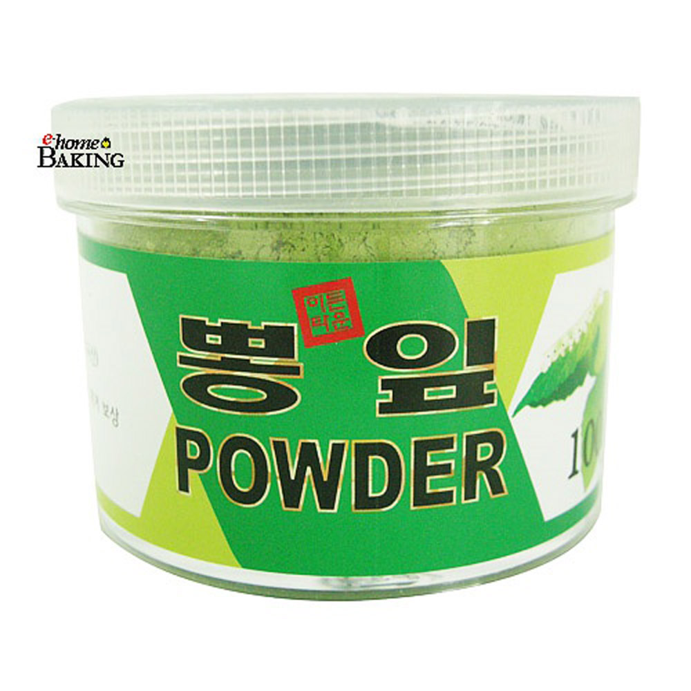 뽕잎분말 100g 뽕잎가루 고운 국내산 뽕나무잎 베이킹재료 제과제빵 홈베이킹 diy - 메인 이미지