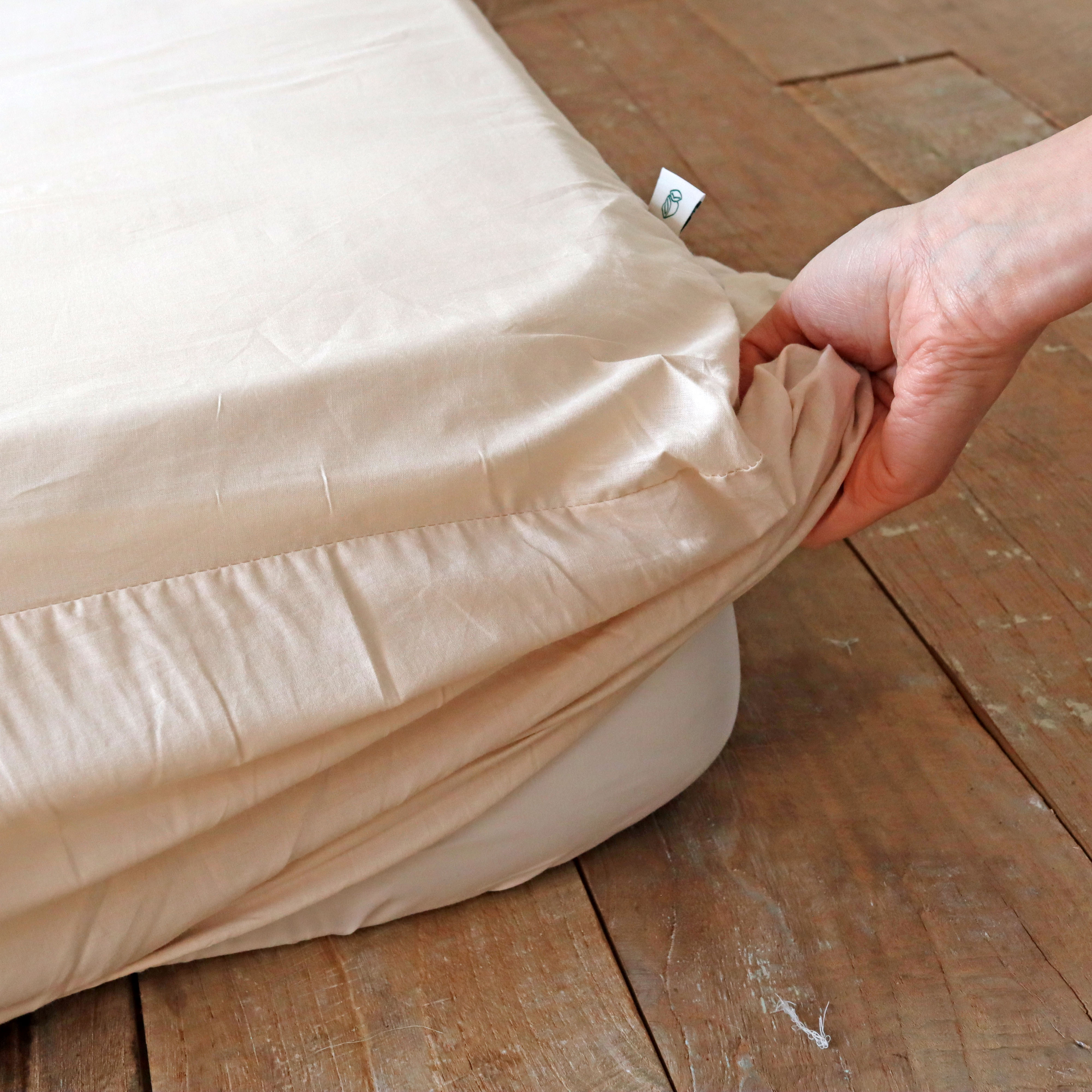 데일리 60수 아사 순면 부드러운 국산 홑겹 침대 매트리스 커버 SS