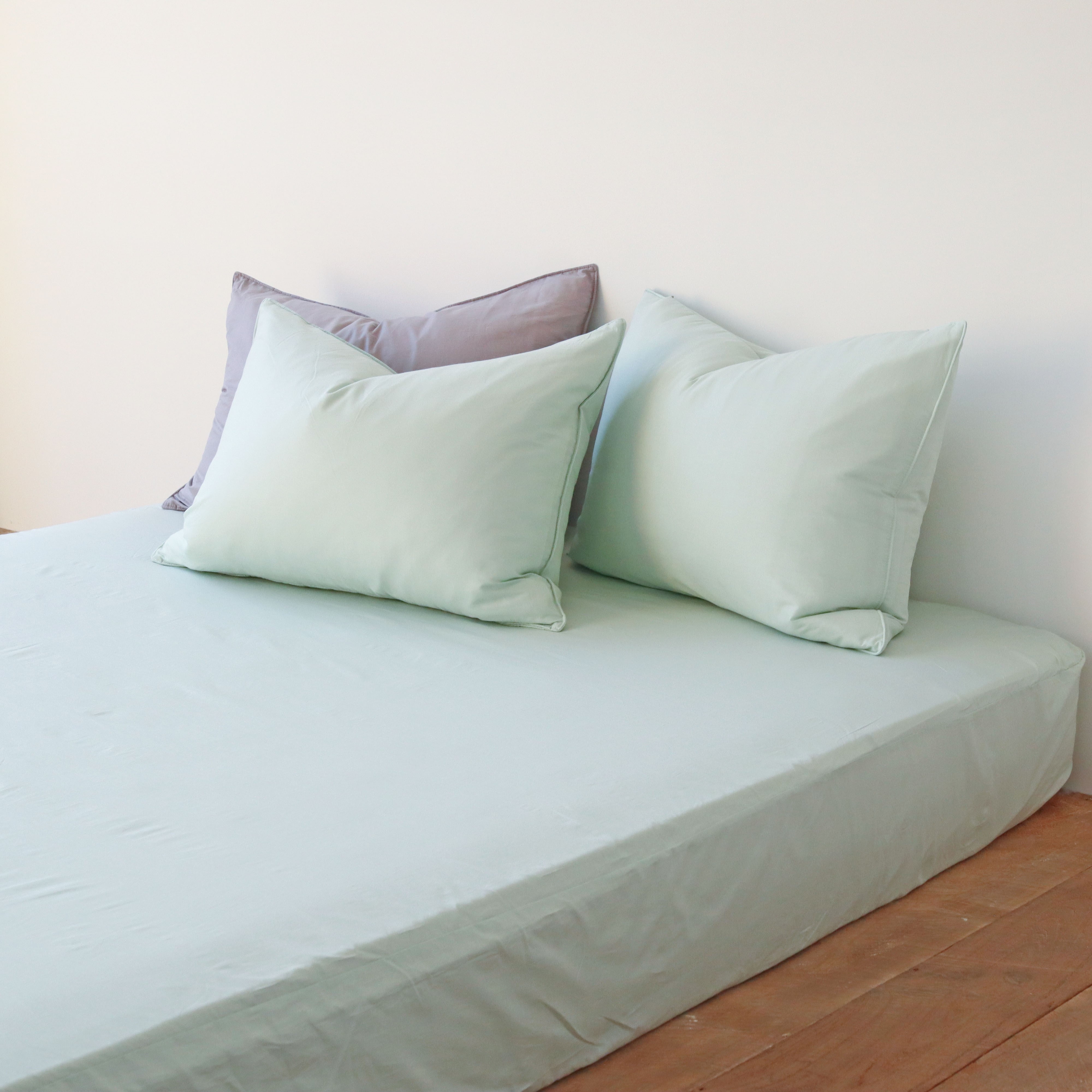 데일리 60수 아사 순면 부드러운 국산 홑겹 침대 매트리스 커버 SS