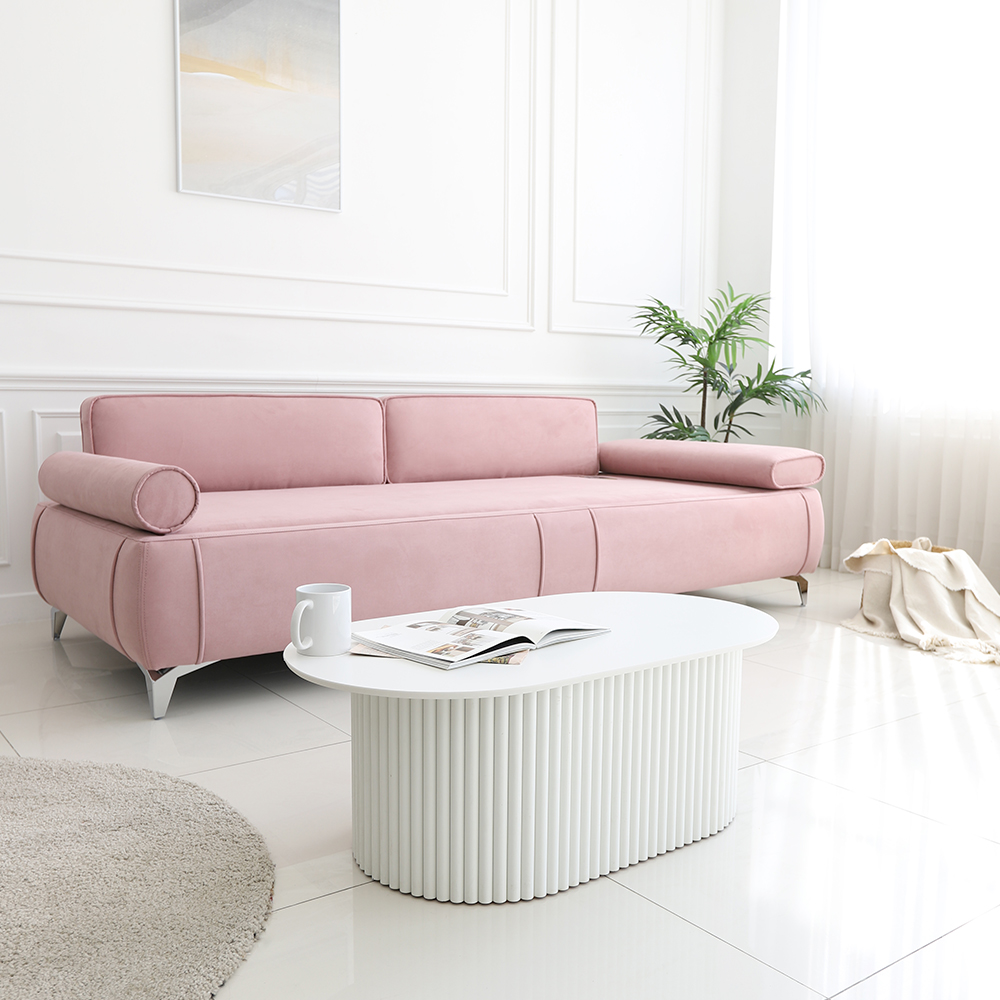 키몬 포세린 세라믹 템바보드 타원형 인테리어 거실 소파 테이블 1200 CL441