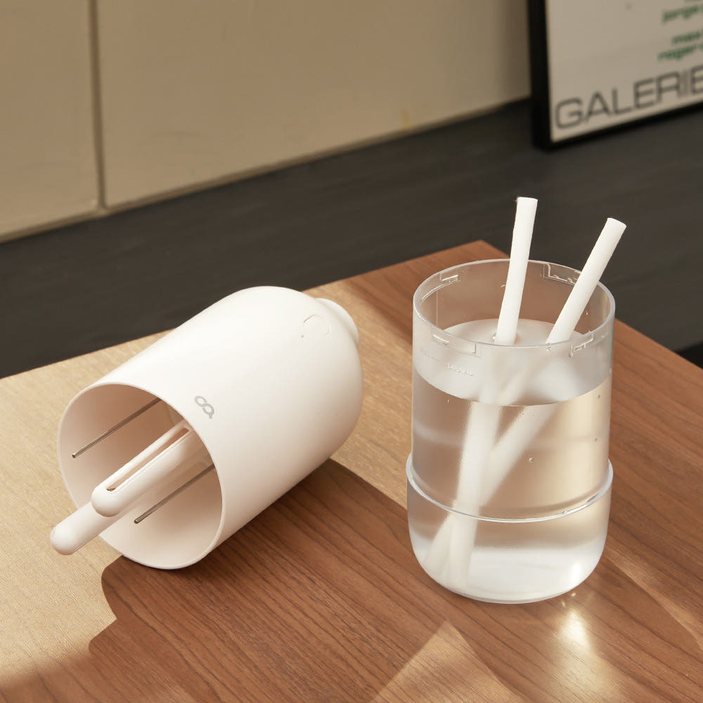 오아 듀얼미스트의 듀얼 분무 모습