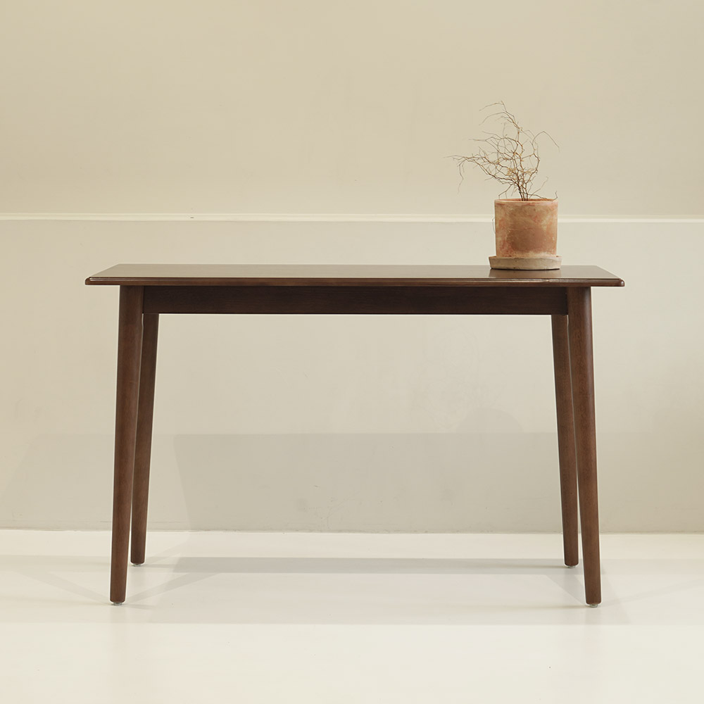 자야캠핑 포르보 월넛 원목 직사각형 2인 4인 식탁 테이블 1200