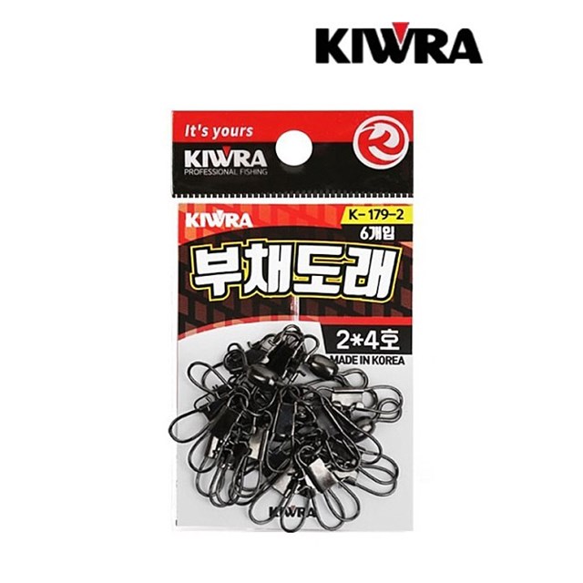 키우라 부채도래 문어 도래 K-179 6개입 문어 채비 - 상세 이미지 2
