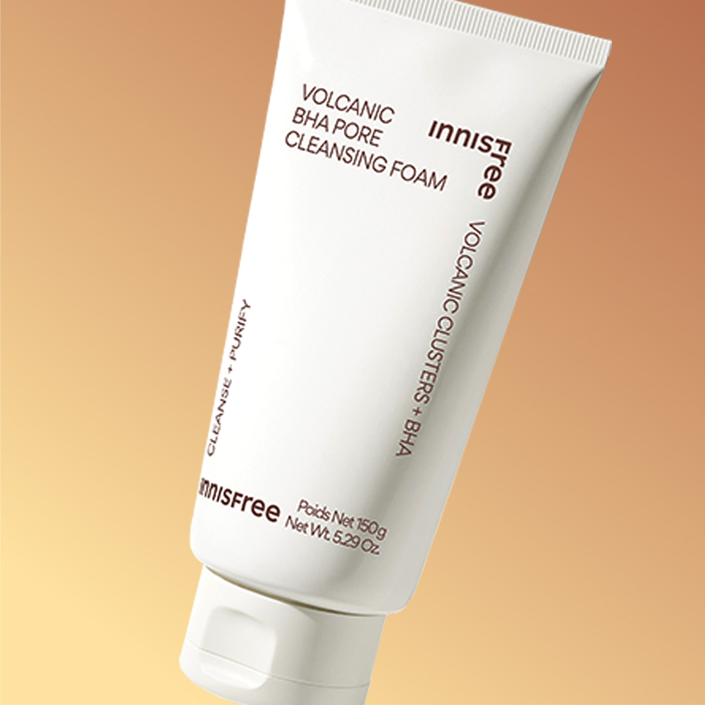[트리플구성] 이니스프리 화산송이 바하 모공 폼클렌징 / 각질 피지 블랙헤드 여드름성 150ml, 3개
