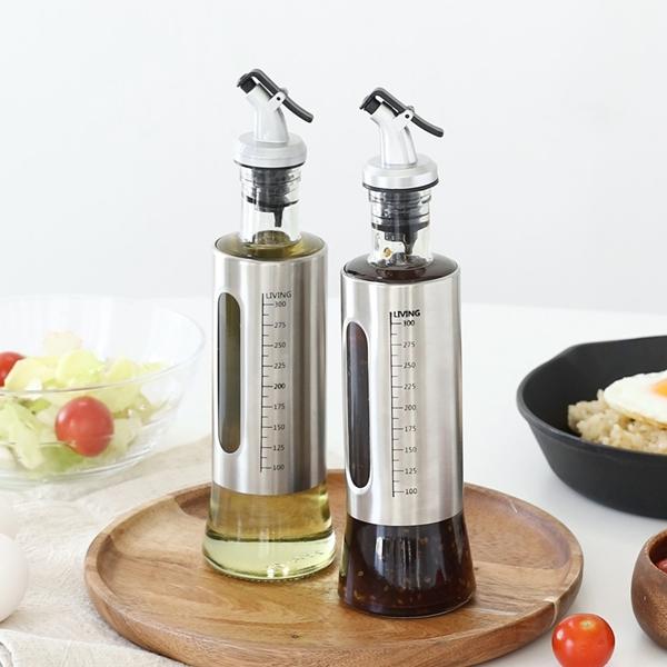 원터치 내열유리 오일병 2p세트 350ML - 상품 이미지