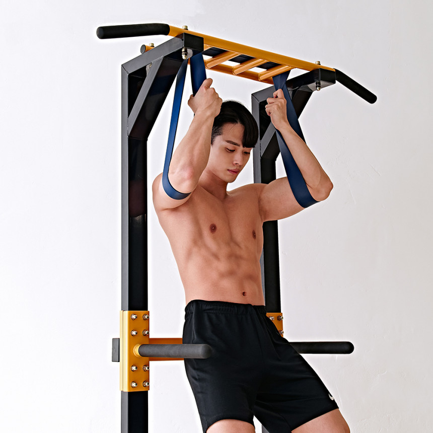 멜킨 마스터킹 철봉 치닝디핑 가정용 턱걸이 운동기구 홈트레이닝 기구 실내 풀업바 머신 사진 2