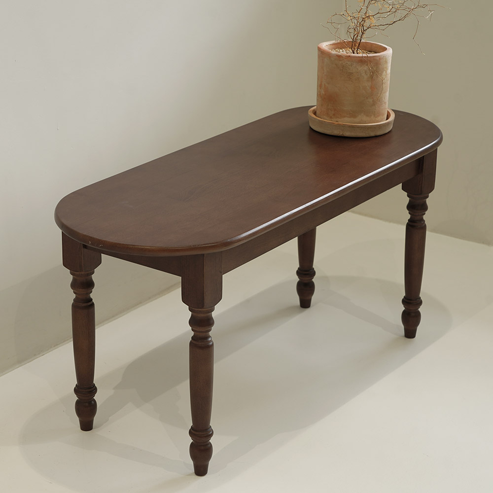 자야캠핑 코콜라 월넛 천연 원목 의자 벤치