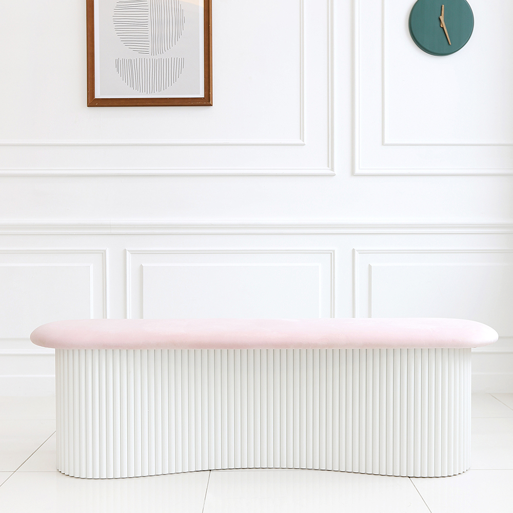 라임 2인용 벨벳 패브릭 템바보드 식탁벤치의자 인테리어 카페 벤치 1200 CL435