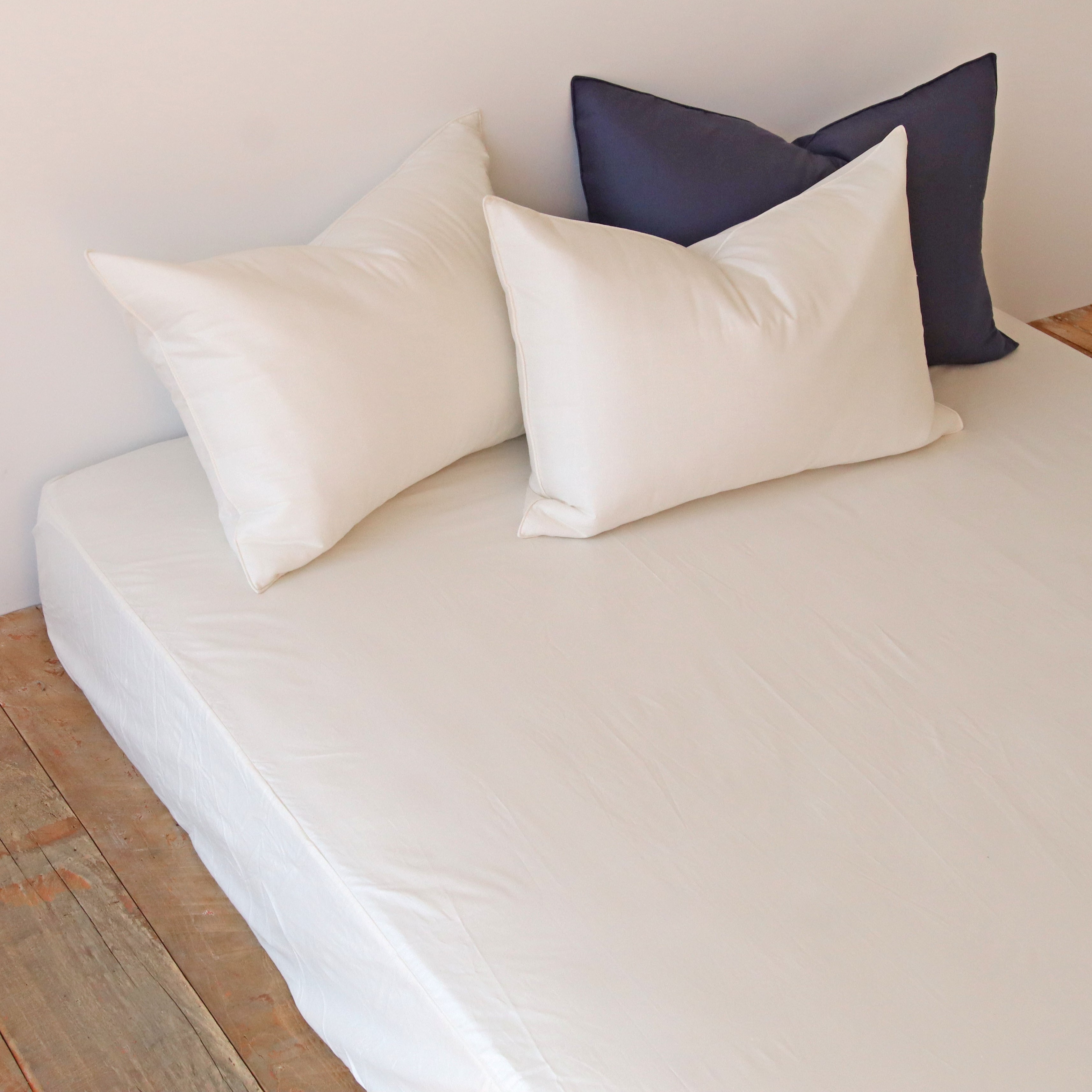 데일리 60수 아사 순면 부드러운 국산 홑겹 침대 매트리스 커버 SS