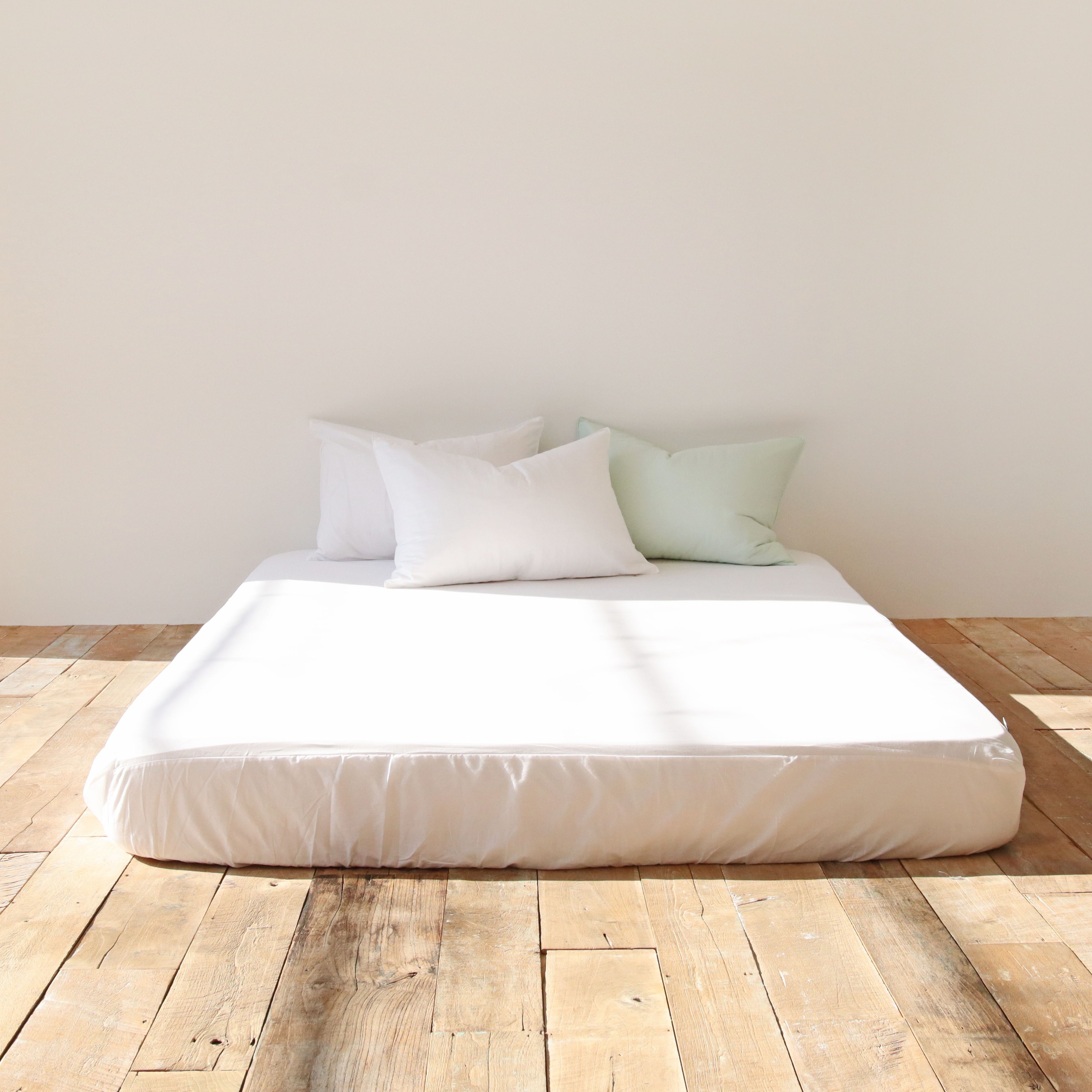 데일리 60수 아사 순면 부드러운 국산 홑겹 침대 매트리스 커버 SS