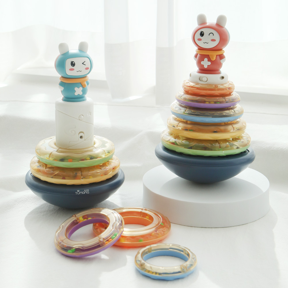 투마마 흔들흔들 멜로디 링 끼우기 딸랑이 돌아기 장난감 제품 이미지