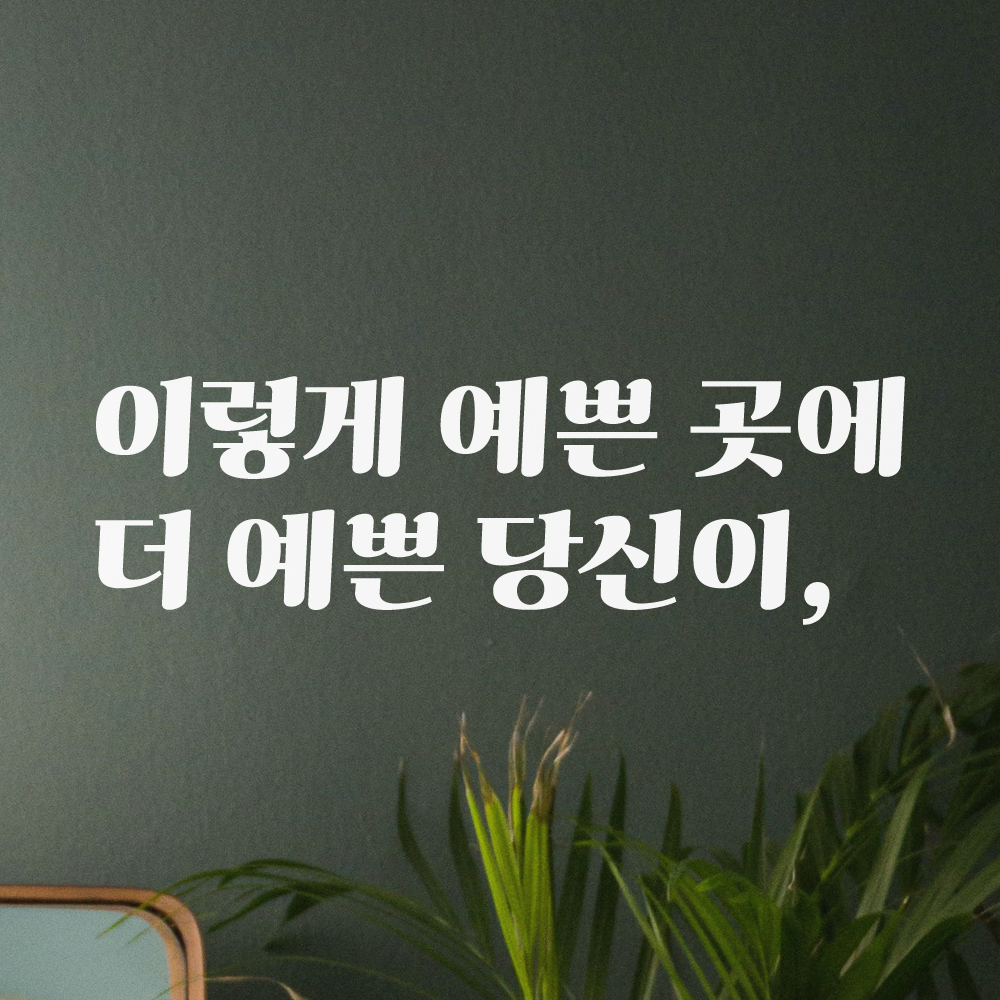이렇게 예쁜 곳에 레트로 감성 레터링 스티커 LG-047S검정 - 상세 이미지 2