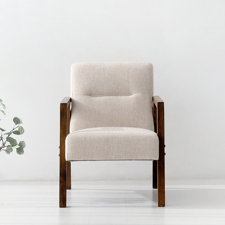 1인용 패브릭 쇼파 천 미니 카페 매장 소파