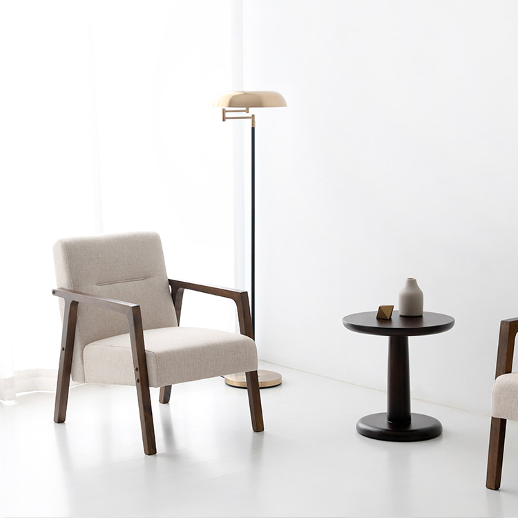 1인용 패브릭 쇼파 천 미니 카페 매장 소파