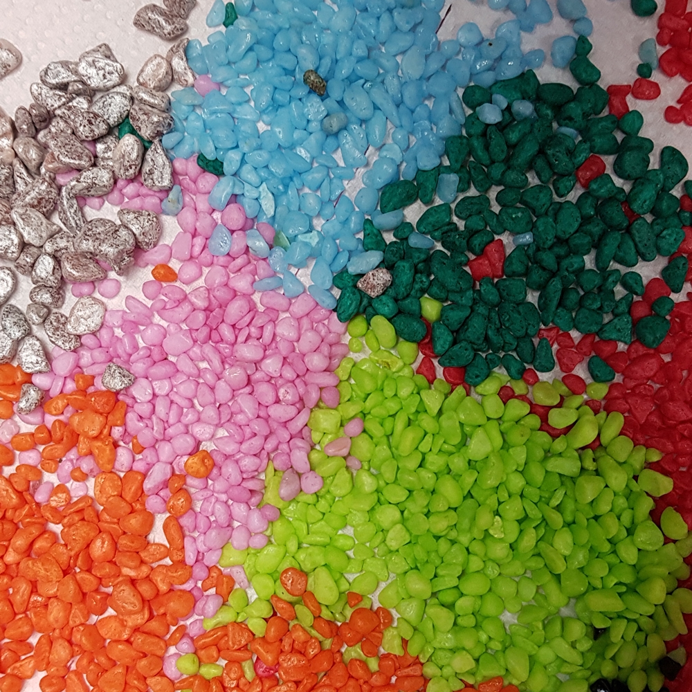 자갈공명 칼라스톤(색자갈)/컬러스톤 색돌 소포장1kg 이미지 3