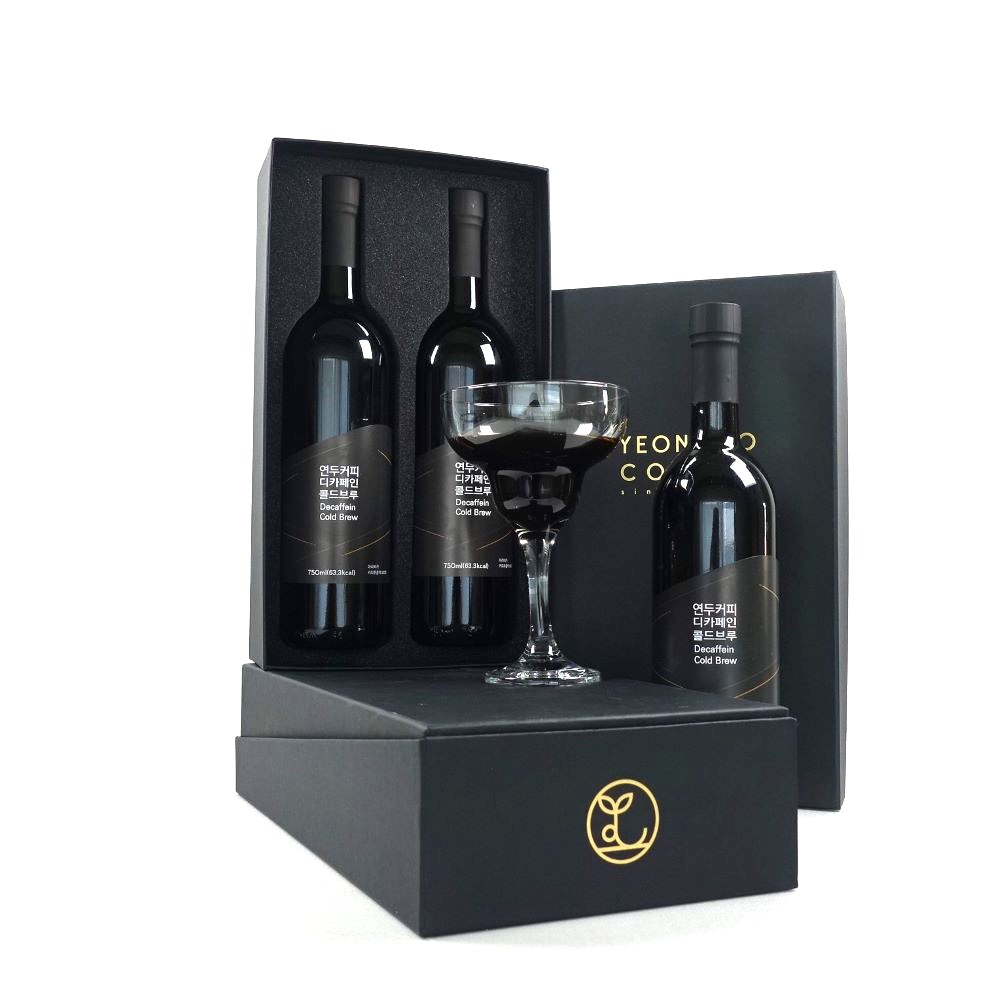 디카페인 콜드브루 원액 더치커피 선물세트 답례품 750ml 2병 - 상세 이미지 2