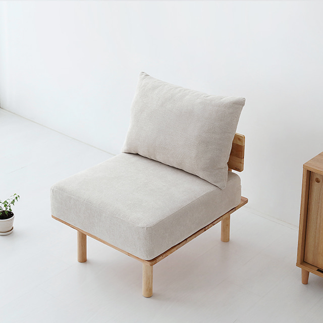 패브릭 라운지 소파 푹신한 미니 다이닝 1인 쇼파의자
