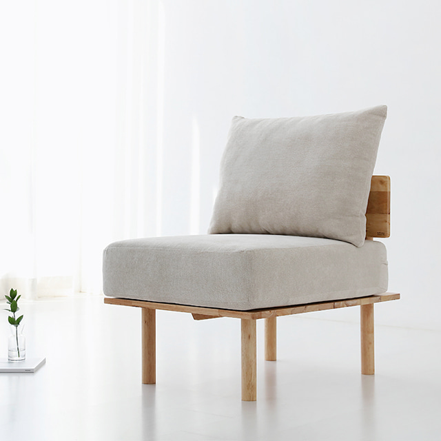 패브릭 라운지 소파 푹신한 미니 다이닝 1인 쇼파의자