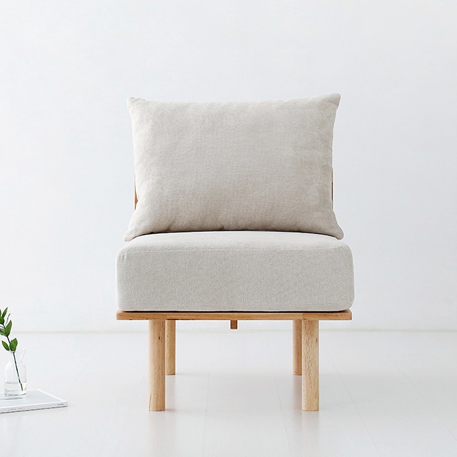 패브릭 라운지 소파 푹신한 미니 다이닝 1인 쇼파의자