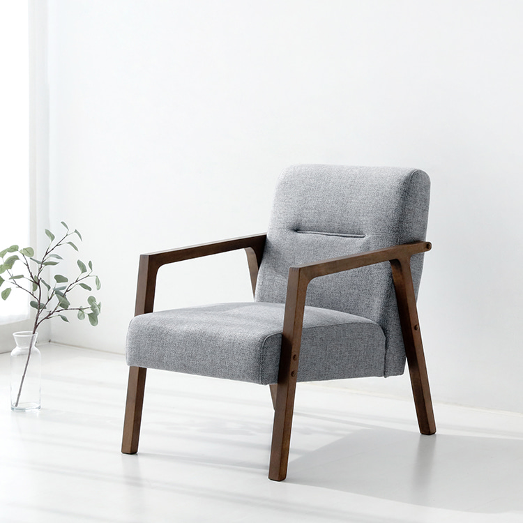 1인용 패브릭 쇼파 천 미니 카페 매장 소파