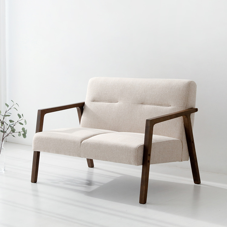 1인용 패브릭 쇼파 천 미니 카페 매장 소파