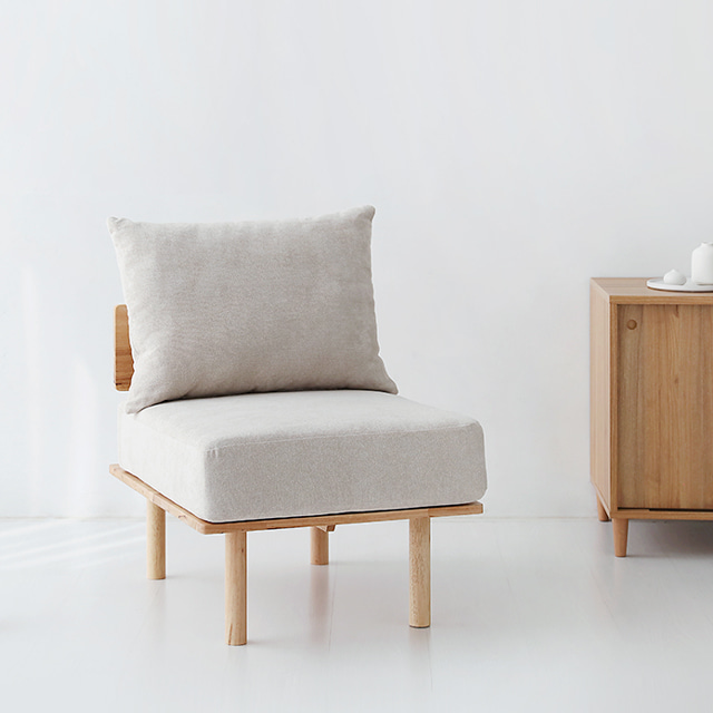 패브릭 라운지 소파 푹신한 미니 다이닝 1인 쇼파의자