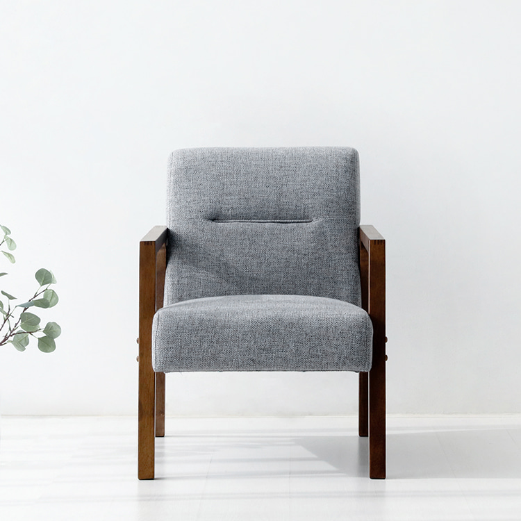 1인용 패브릭 쇼파 천 미니 카페 매장 소파