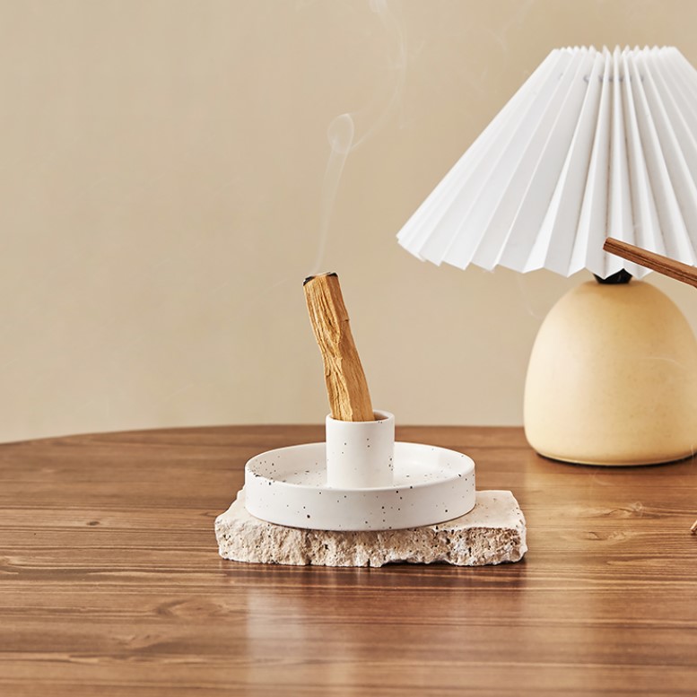 팔로산토 인센스 스틱 홀더 세라믹 도자기 향꽂이 향받침대