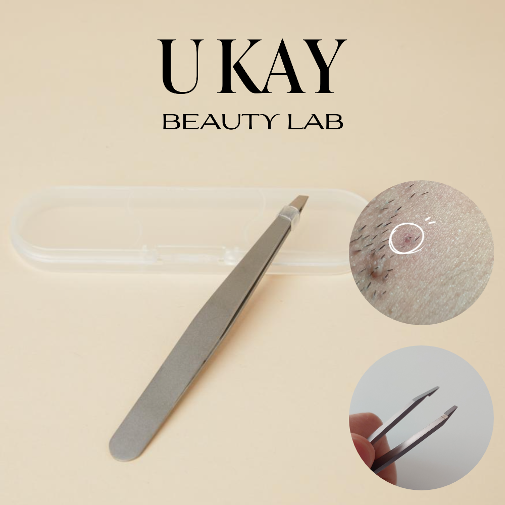 유케이 쪽집게 왁싱 인그로운헤어 핀셋 족집게 트위저 트위져 제품 이미지