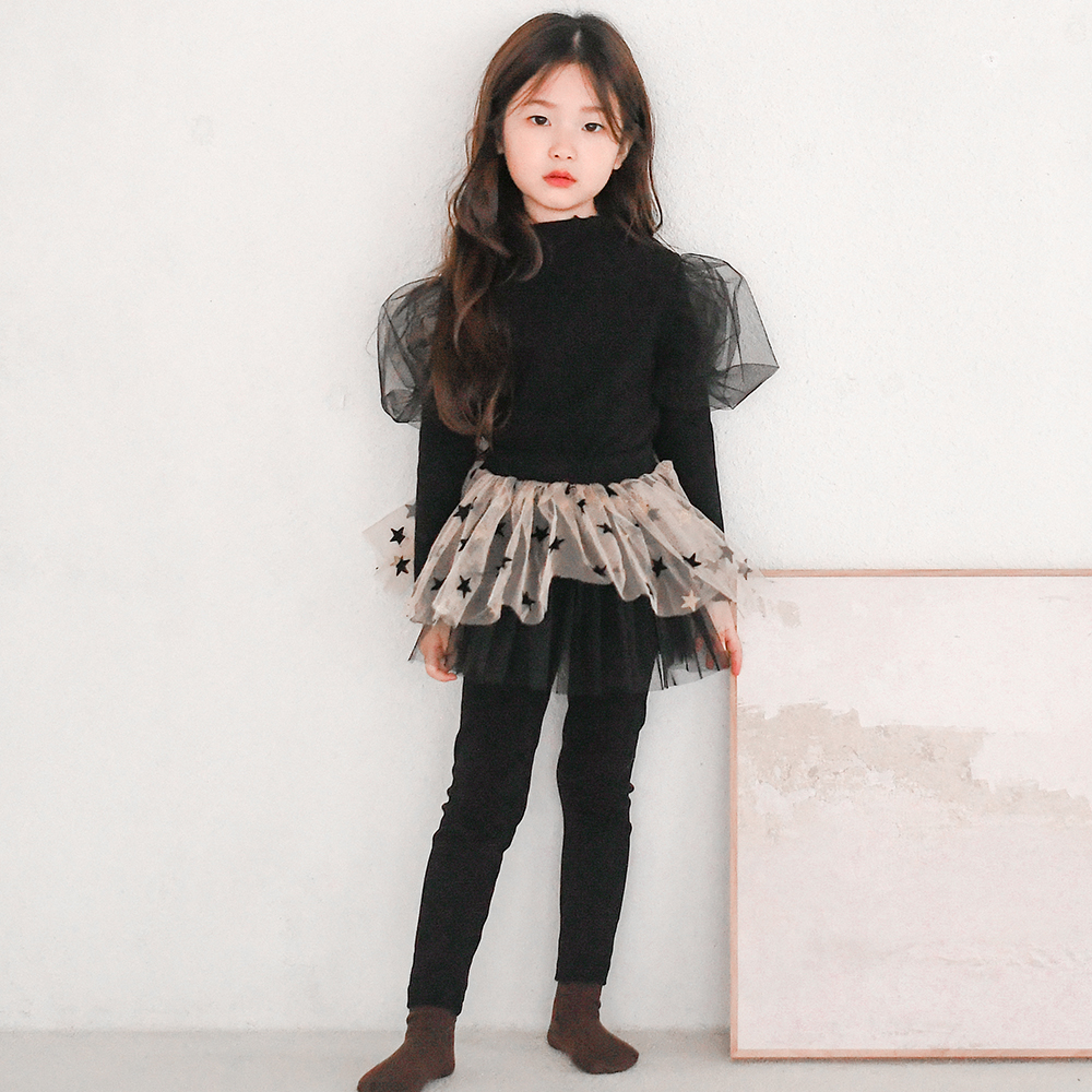 끌레르 별 치마레깅스 봄 가을 여아치랭스 보통핏 튜튜