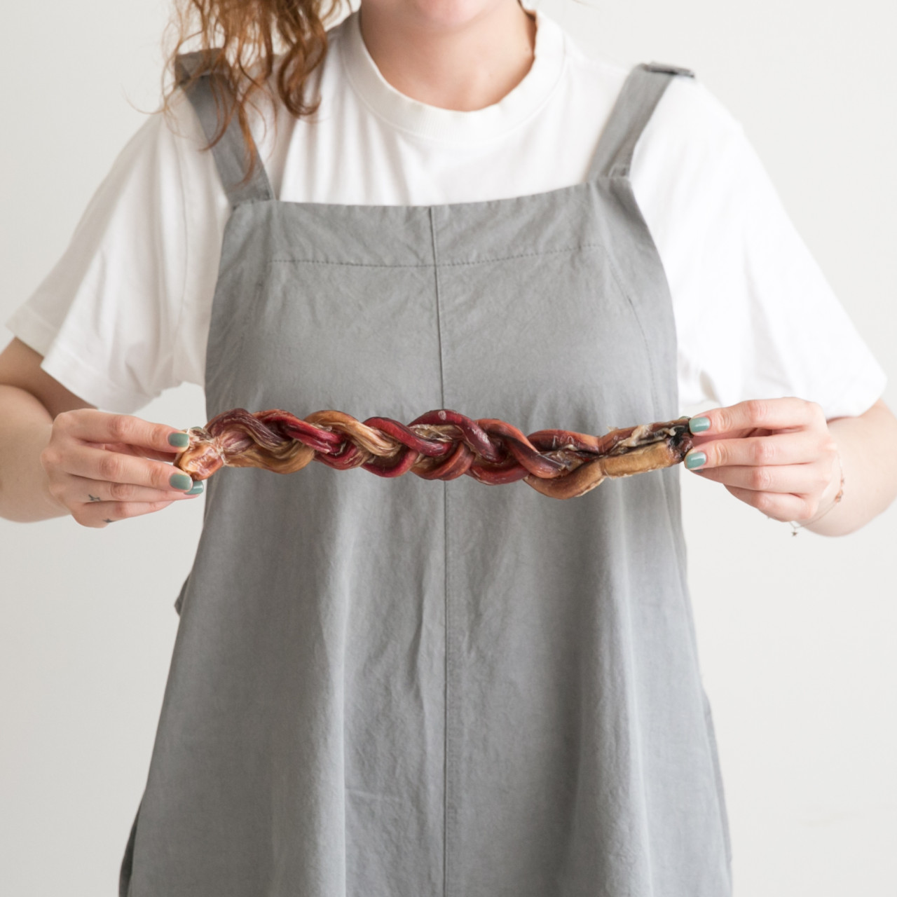 강아지 수제 간식 대형견 소우신 3줄 꽈배기 우스틱