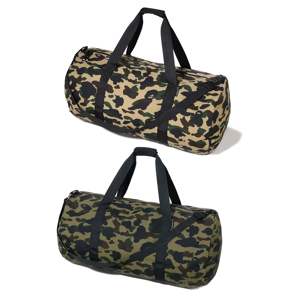 베이프 더플백 1ST 카모 축구가방 BAPE 1ST CAMO DUFFLE BAG 1J20-189-002 - 상품 이미지