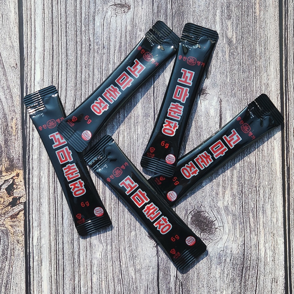 중찬명가 사자표 일회용 꼬마춘장 6g x 500개 배달용 업소용 춘장 - 상세 이미지 3