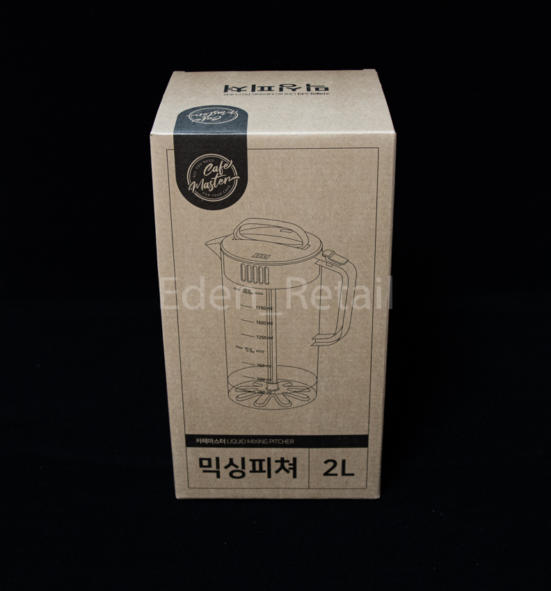 국내인증 카페 레스토랑 가정용 믹싱피쳐 음료혼합피쳐 2L 대용량 음료제조통 식세기가능 완전분리세척 - 상세 이미지 3