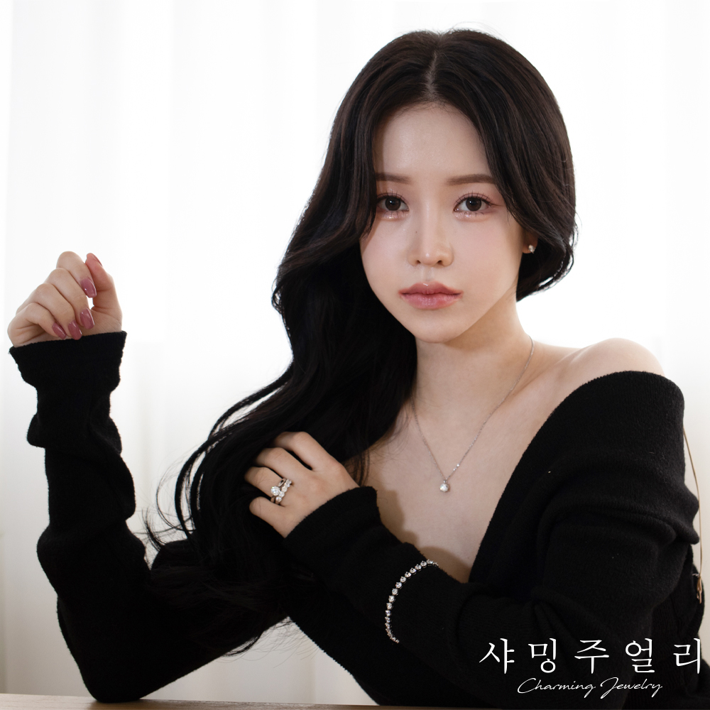 5부 플래티늄 다이아 목걸이 천연 우신 무결점 4프롱 프러포즈 결혼 기념일 선물 백금 - 상세 이미지 2