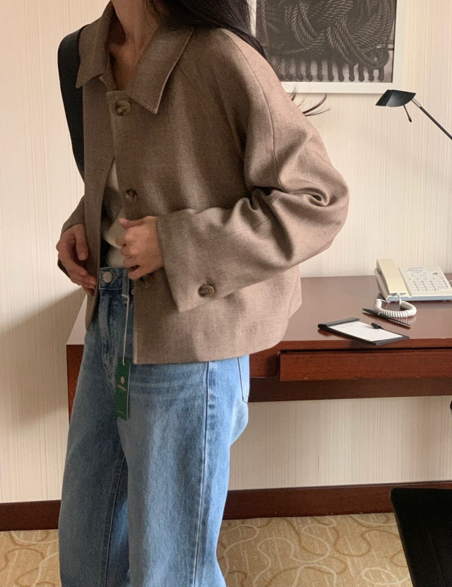 nugu チェッククロップドジャケット チェッククロップドジャケット | ファッション通販サイト NUGU