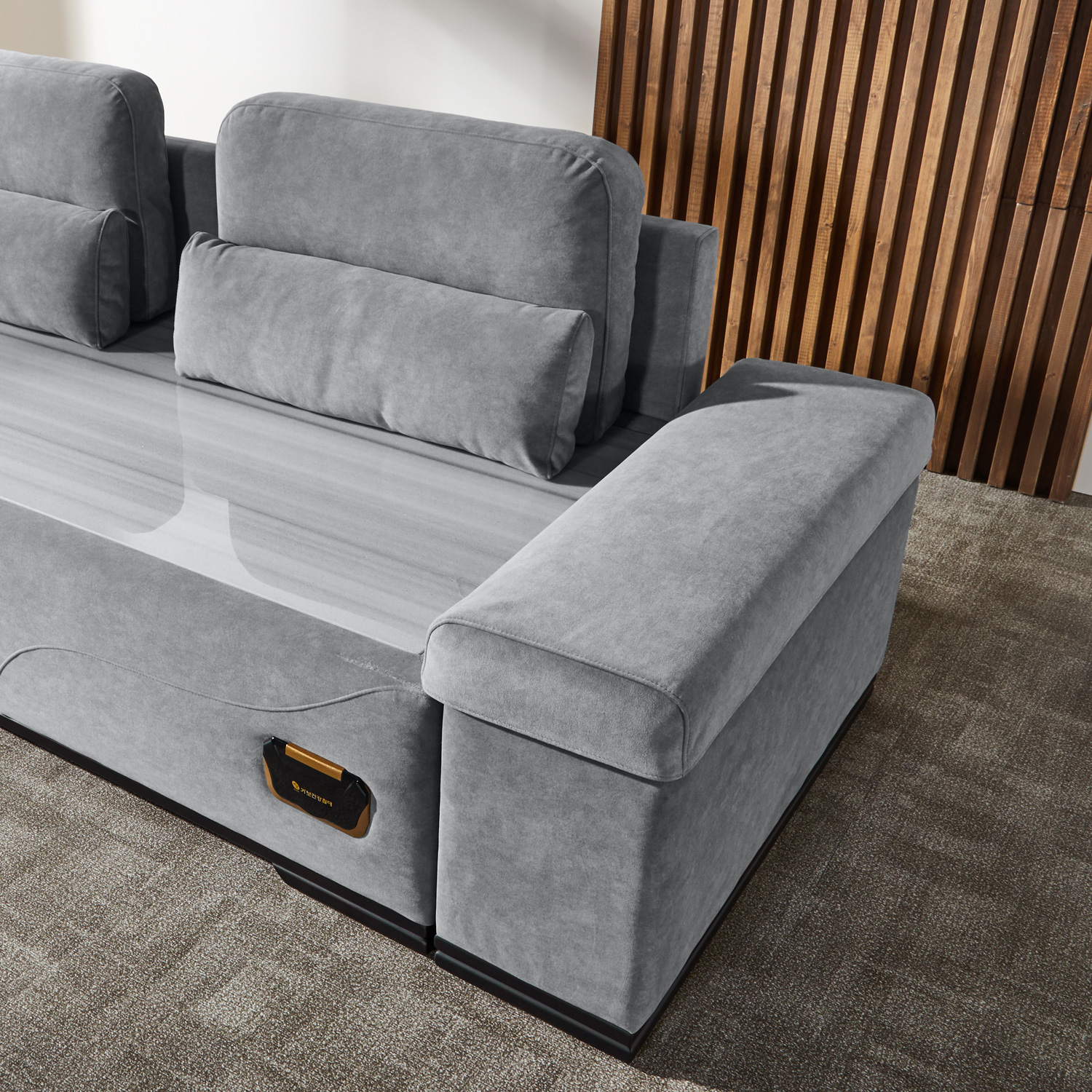 가보건강침대 황토 밀양흙침대 세라믹볼 세라믹스 돌침대 소파 F프리엘SE [기능성스툴포함]