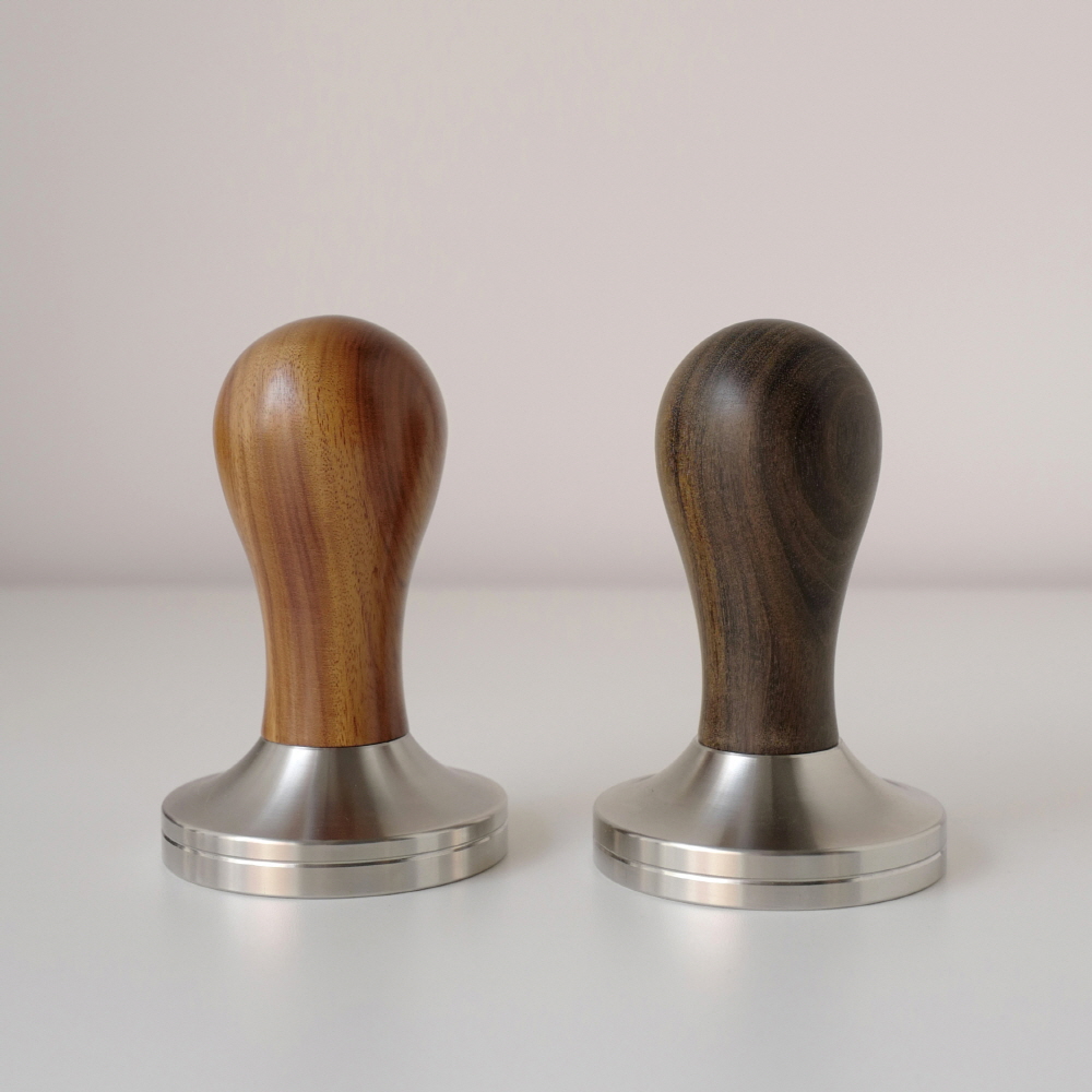 커피 우드 템퍼 58.5mm 카페 브레빌 드롱기 탬퍼 탬핑