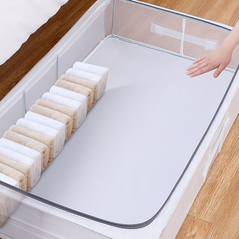 침대밑보관함 이불 정리함 언더베드 침대밑 리빙박스 - 상세 이미지 5