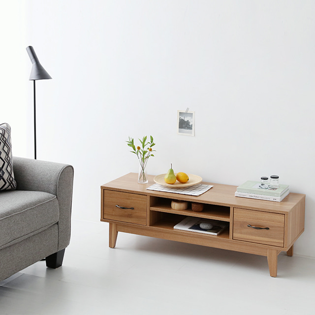 낮은 거실장 TV다이서랍장 모던 티비다이 원목 티비장