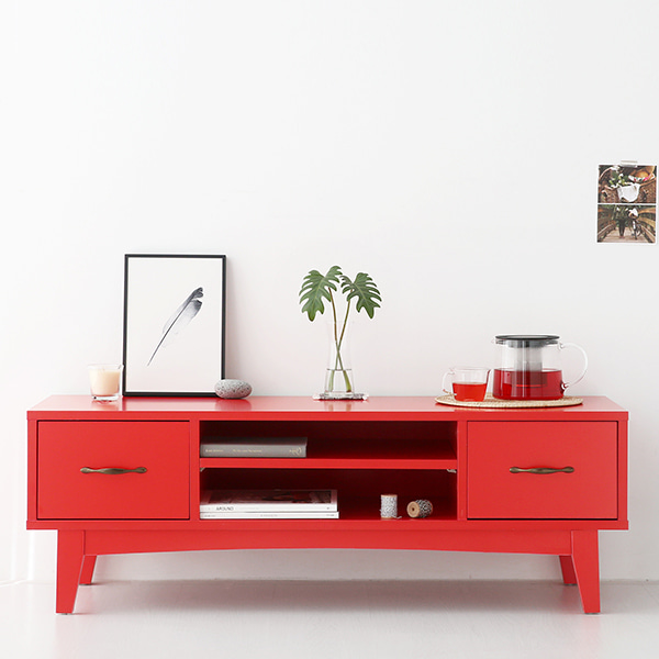 낮은 거실장 TV다이서랍장 모던 티비다이 원목 티비장