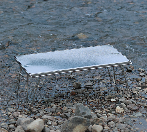 캠핑문 스테인레스 플레이트 멀티 필드랙 쿨러스탠드 전용 상판 T-2305