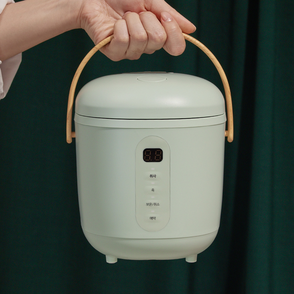 오르테 미니 밥솥 민트그린 캠핑 소형 ORJ-3002BN