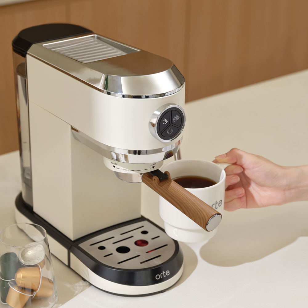 오르테 커피머신 가정용 아이보리 OCK-351A
