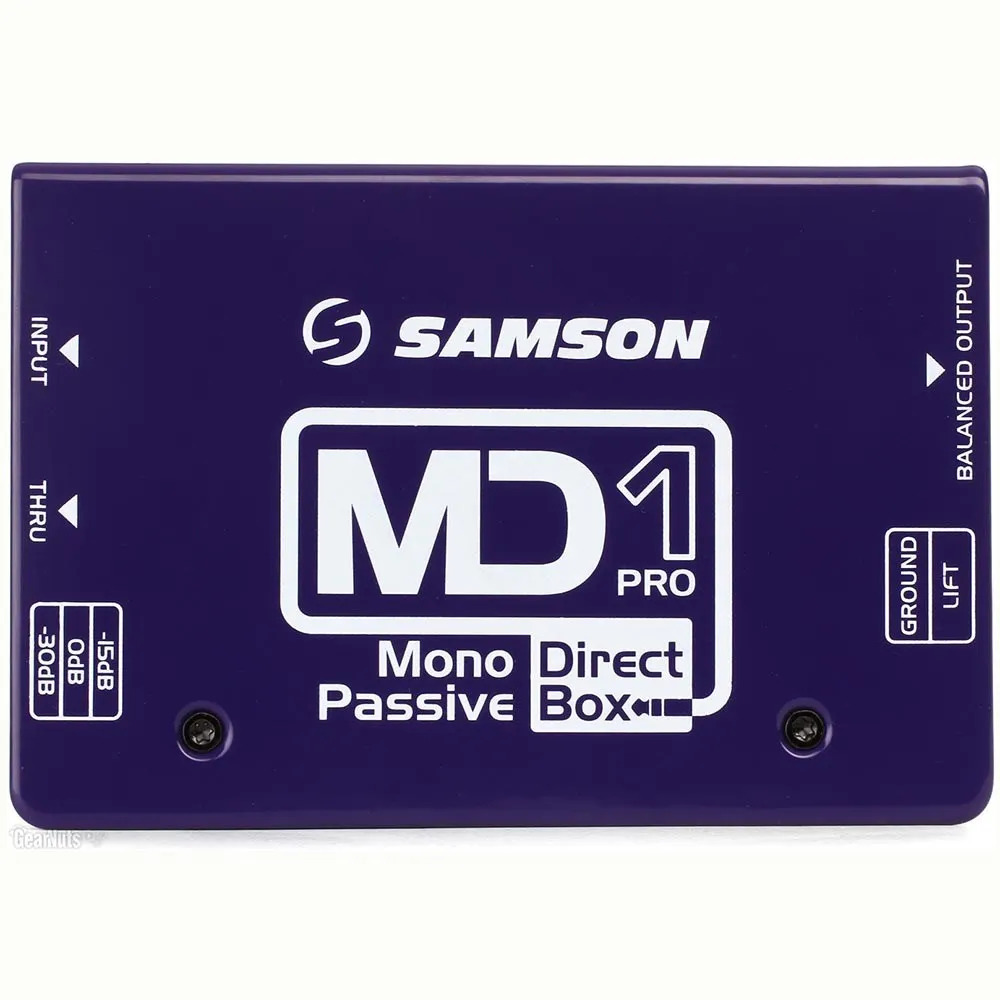 SAMSON MD1 Pro 샘슨 1채널 모노 패시브 다이렉트 박스 DI BOX DI박스 - 상세 이미지 5