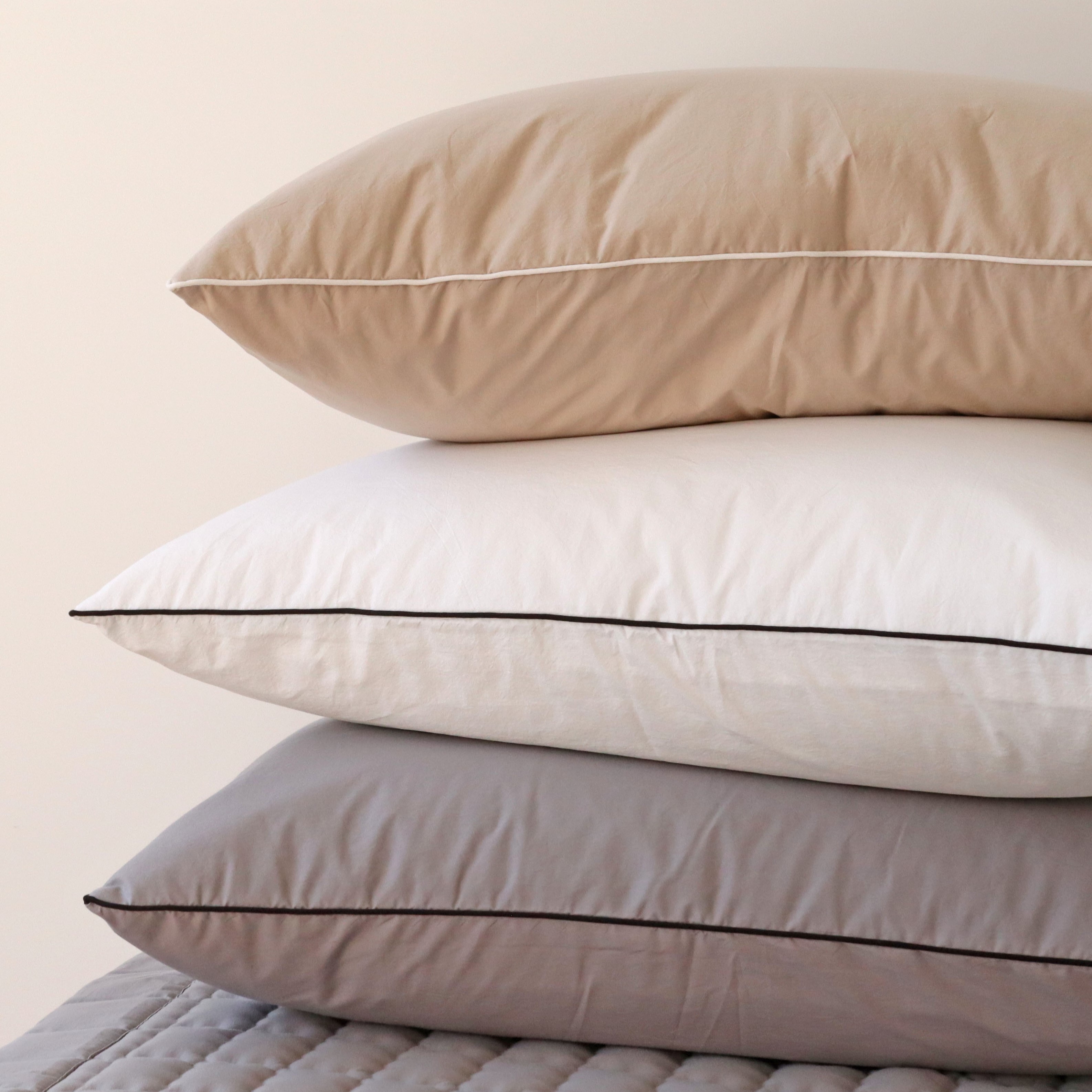 사각사각 파이핑 고밀도 먼지 없는 바이오워싱 호텔 침구 신혼 사계절 차렵이불 S/SS