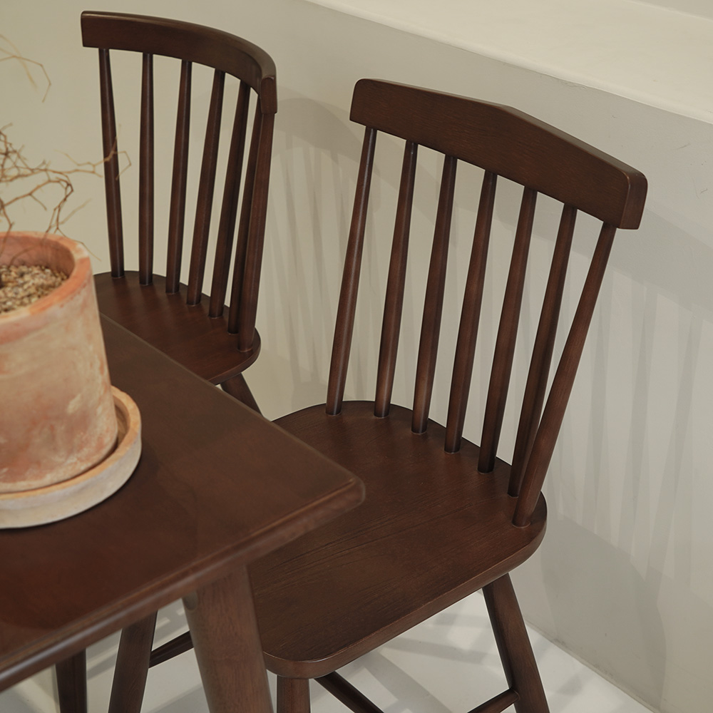 자야캠핑 코콜라 1921 카페 인테리어 원목 식탁의자