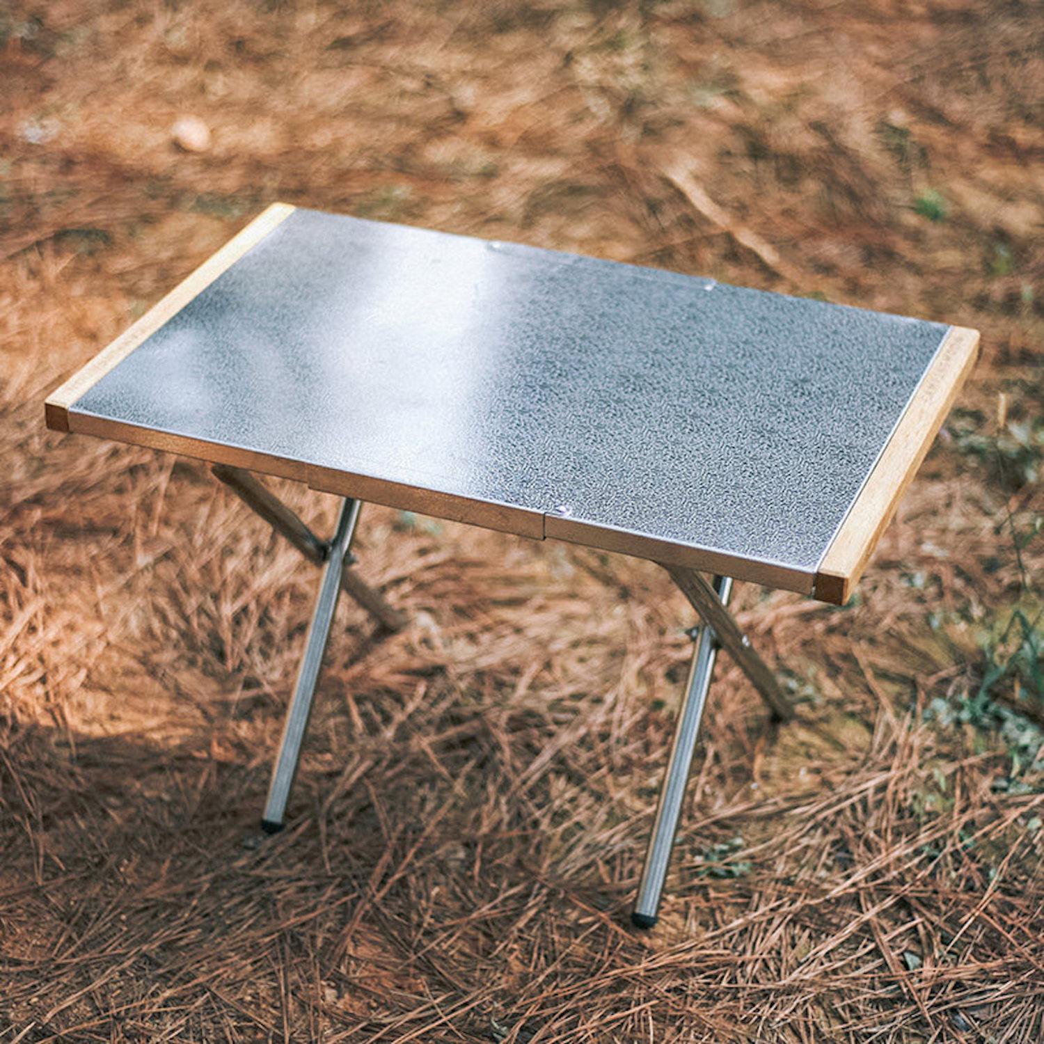 캠핑문 스테인레스 사이드 모닥불 테이블 M T-370